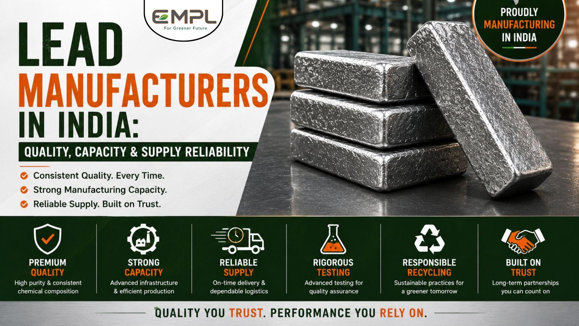 Lead Manufacturers in India: Quality, Capacity & Supply Reliability featured image