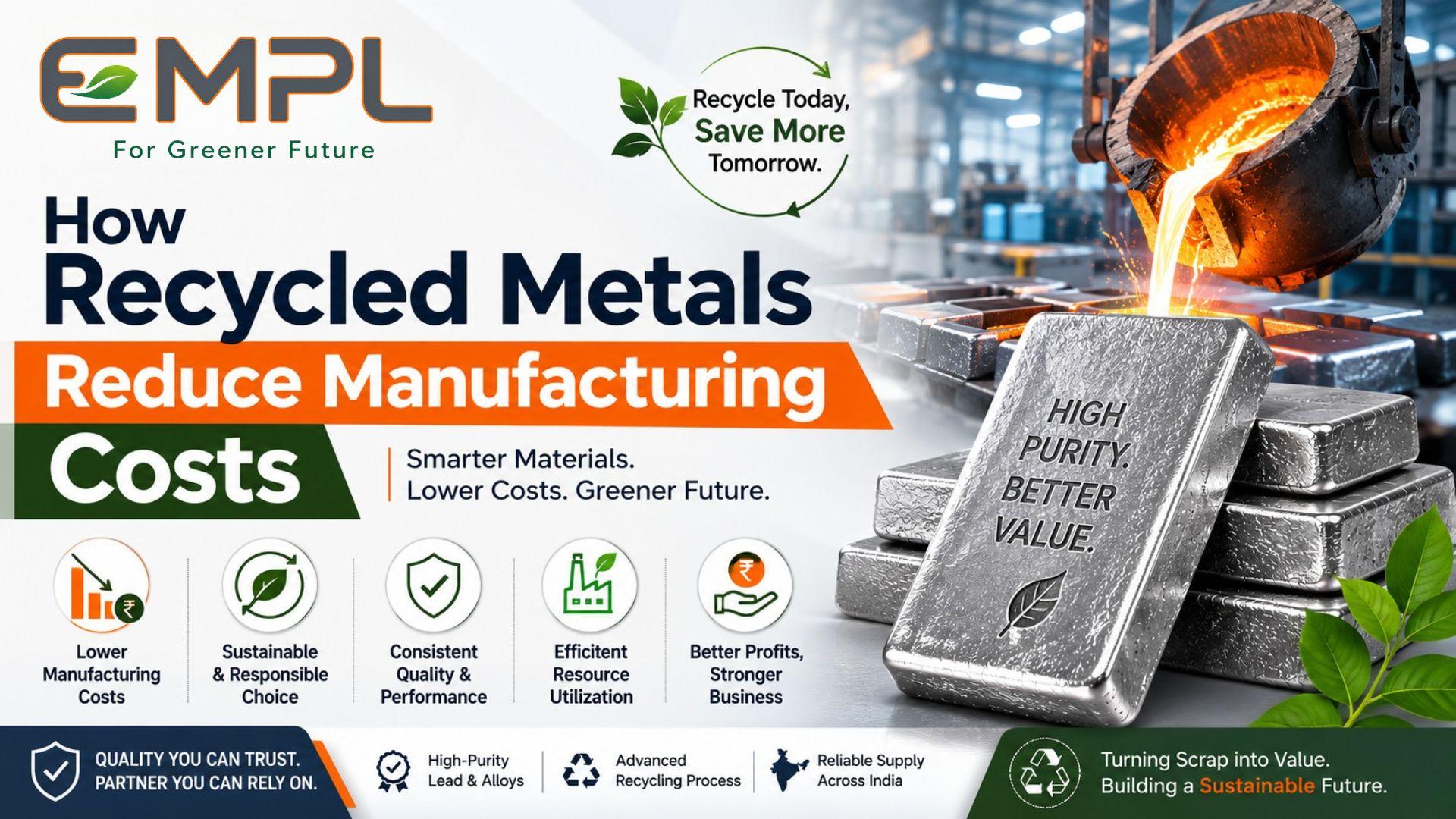 How Recycled Metals Reduce Manufacturing Costs | Lead Manufacturers featured image