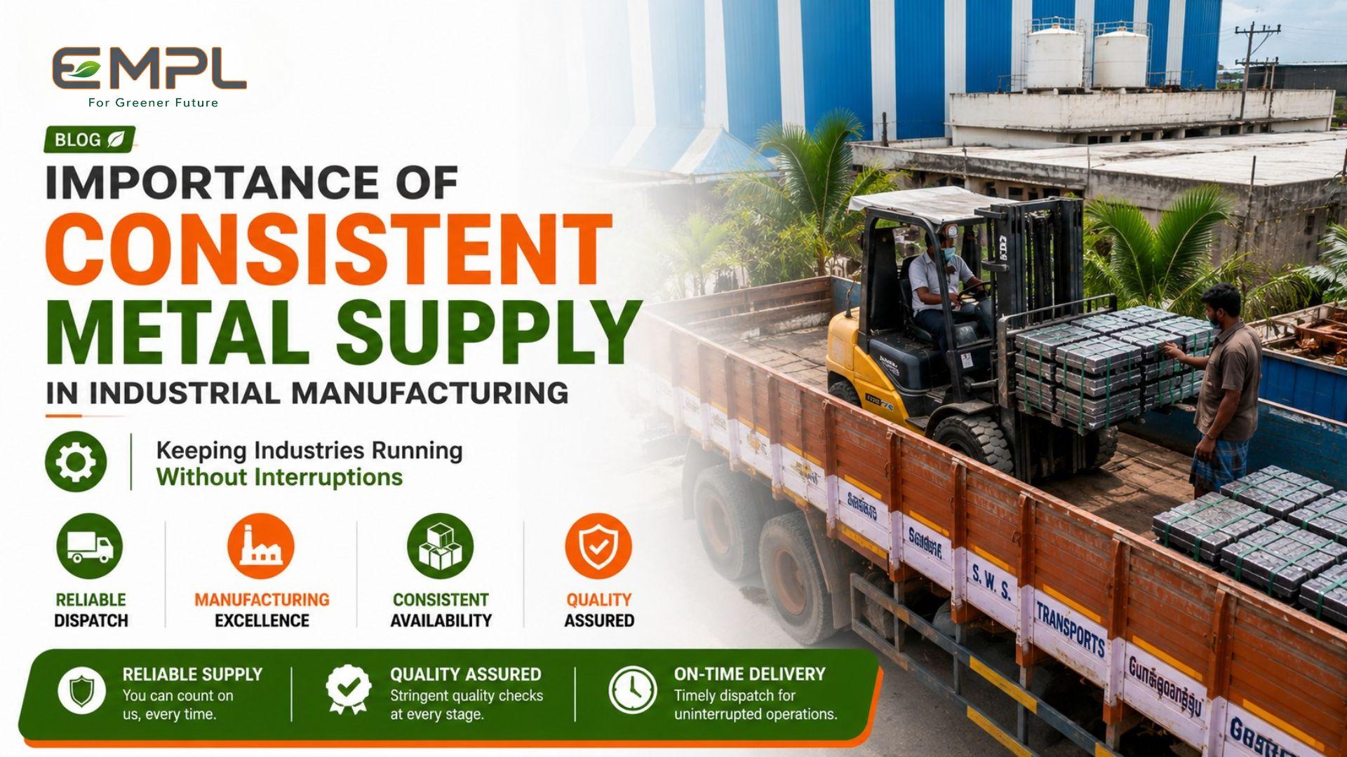 Featured image for Importance of Consistent Metal Supply in Industrial Manufacturing blog post