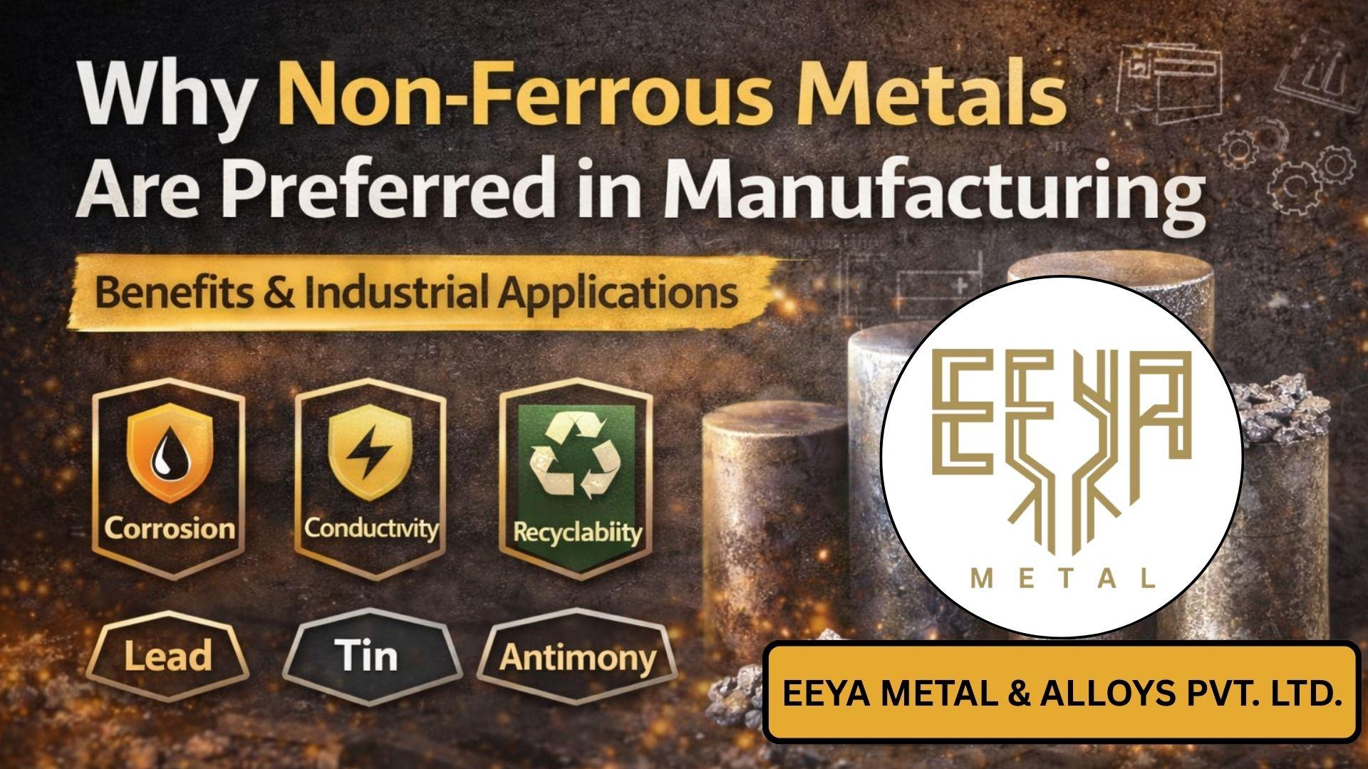 Why Non-Ferrous Metals Are Preferred in Manufacturing | Benefits & Applications featured image